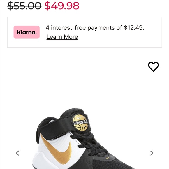 *SOLD* Nike BOYS' NIKE LITTLE KID TEAM HUSTLE D9 BASKETBALL SHOES - Picture 8 of 8